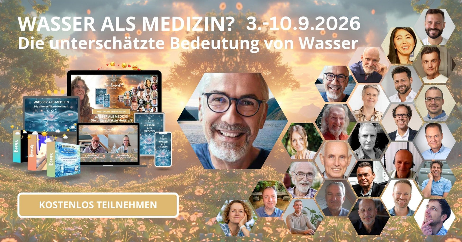 Matthias Mend und VortexPower am Heal World Summt 3.0